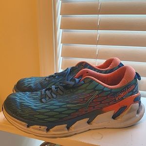 Hoka One One running shoes in good condition. Super comfortable and worn in.